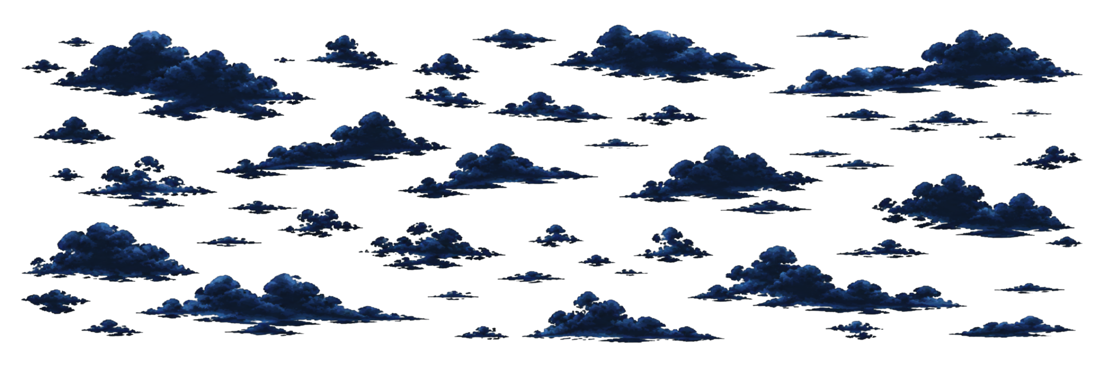 Cloud layer with transparent background after chroma keying